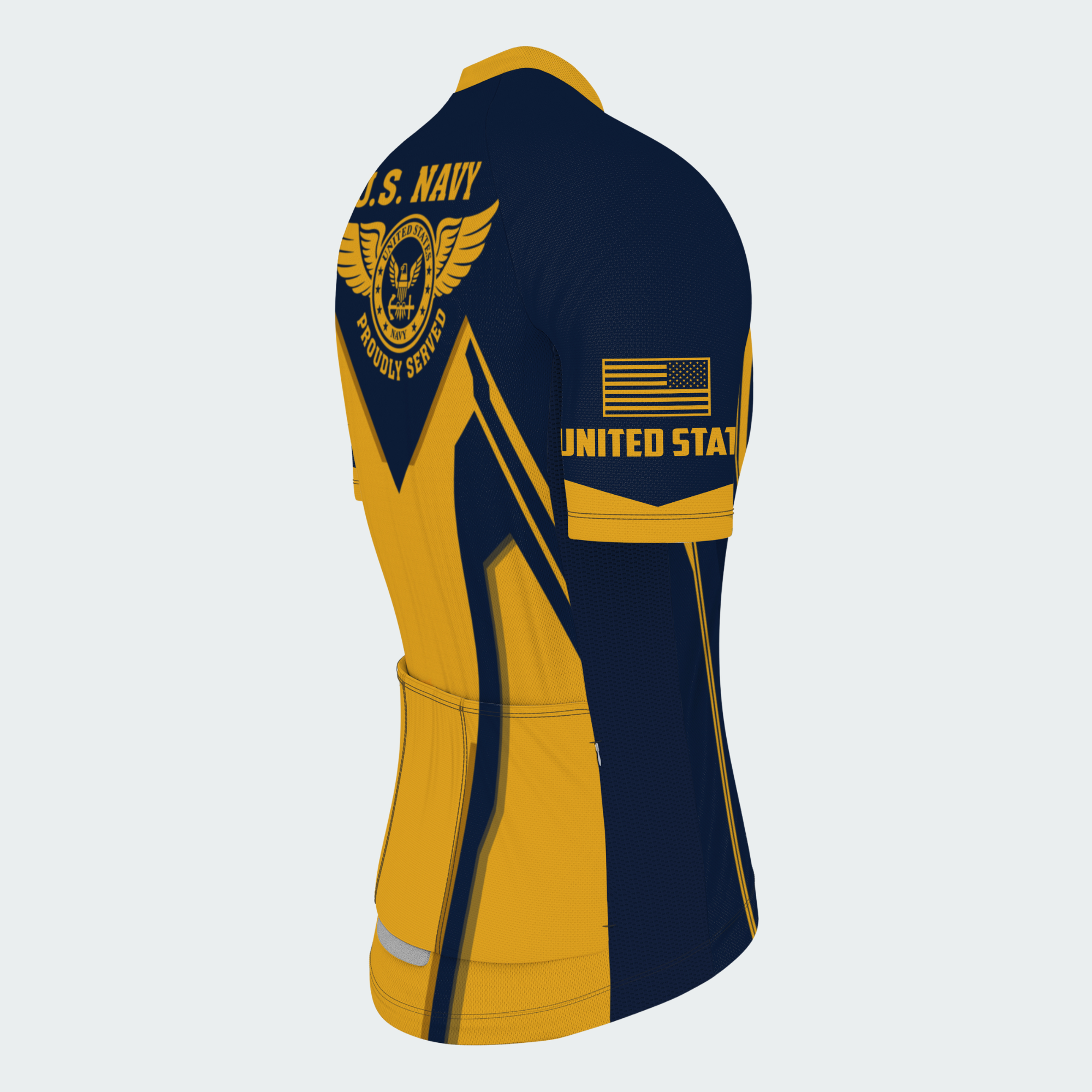 Men’s Personalized U.S. Navy Proudly Served Cycling Jersey & Kit