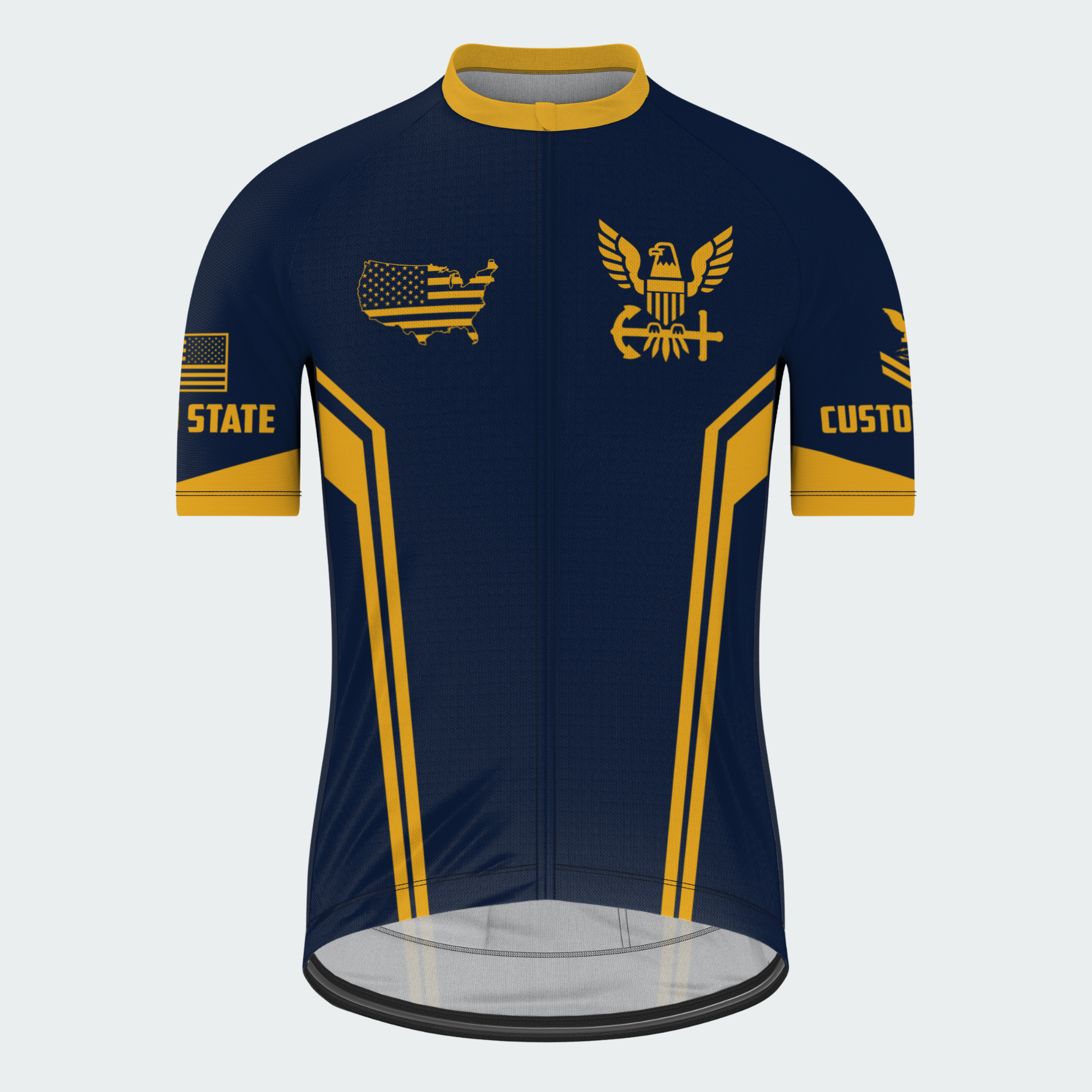Men’s Personalized U.S. Navy Proudly Served Cycling Jersey & Kit