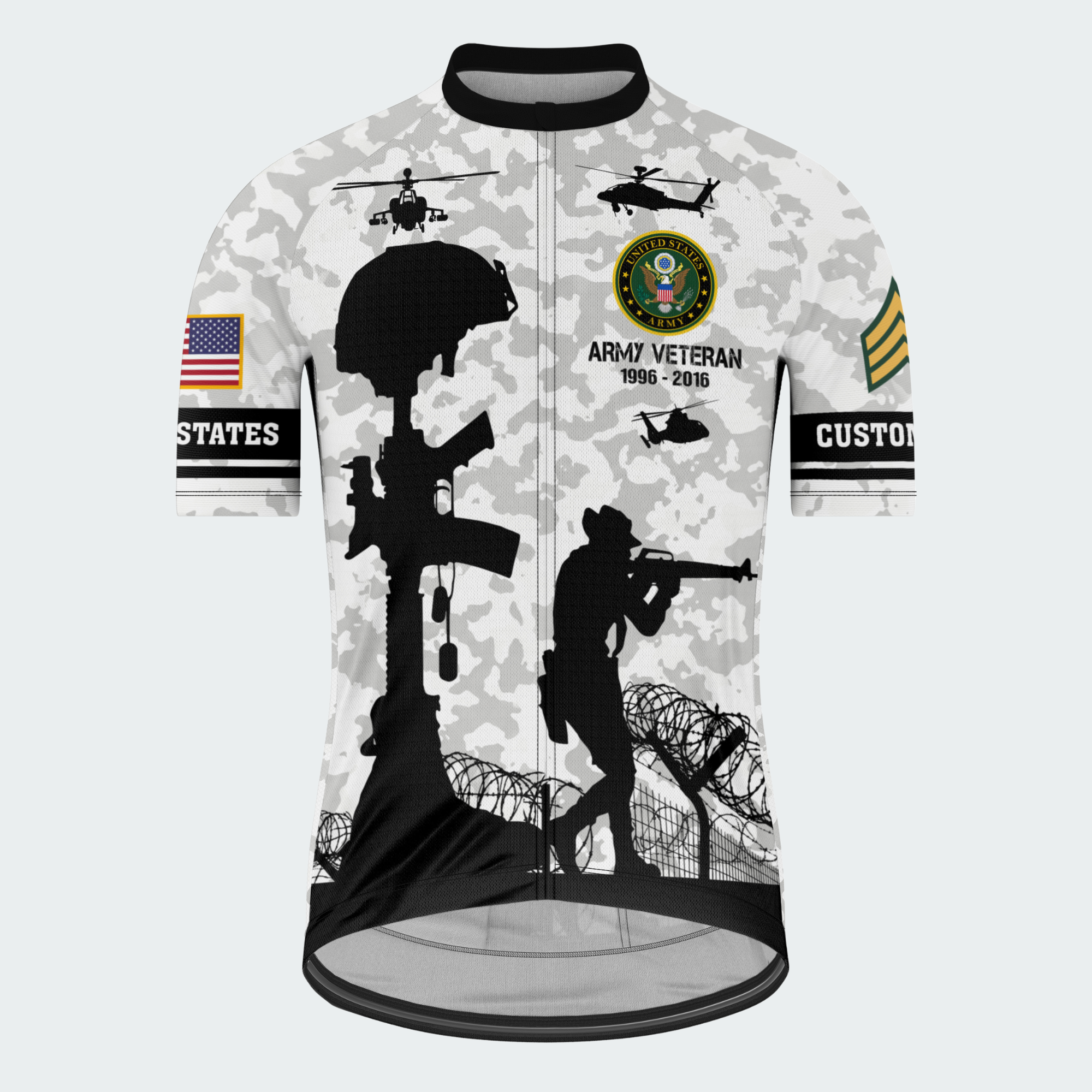 Men’s Veteran I Served My Country Cycling Jersey & Kit