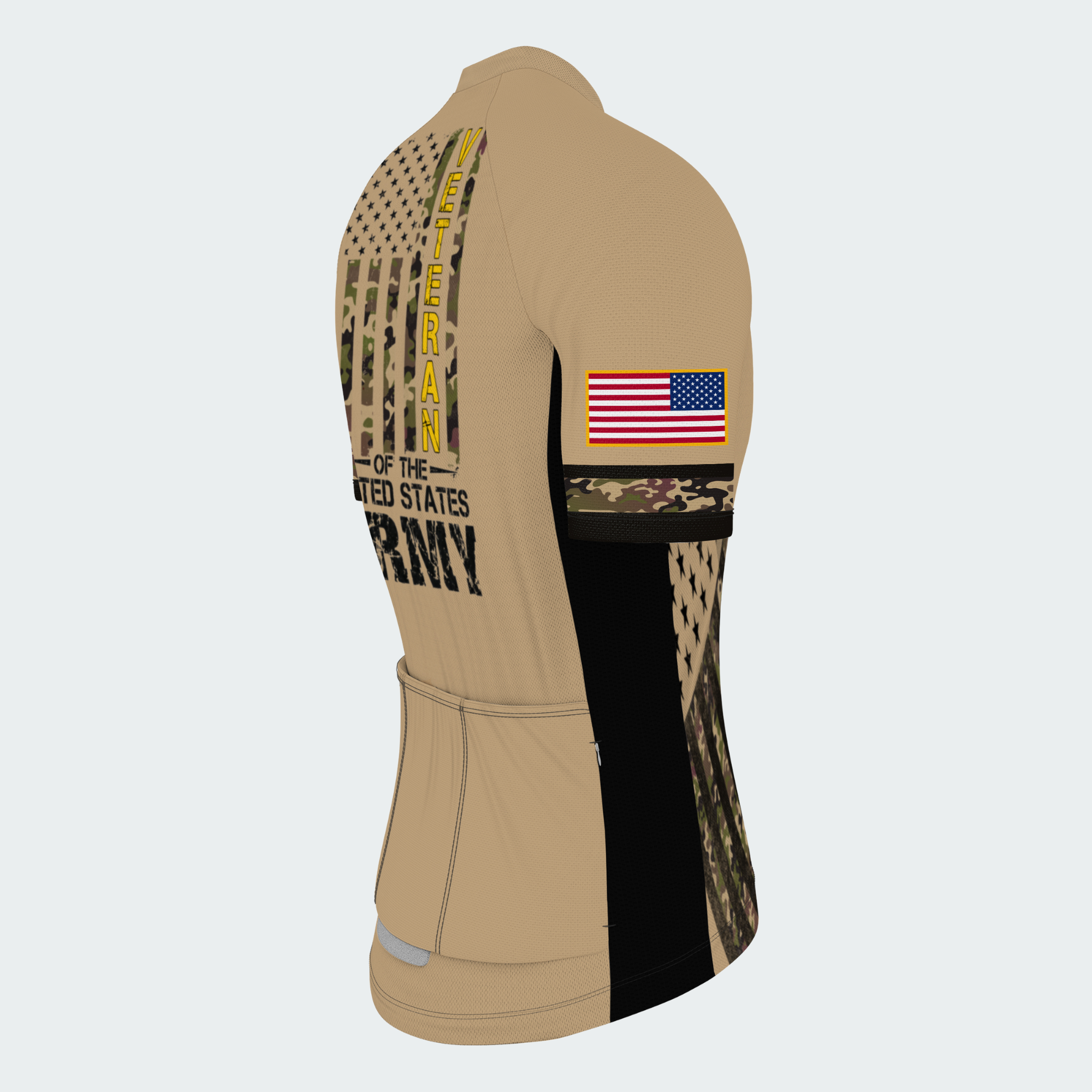 Men’s Personalized Army Veteran Pride Cycling Jersey & Kit