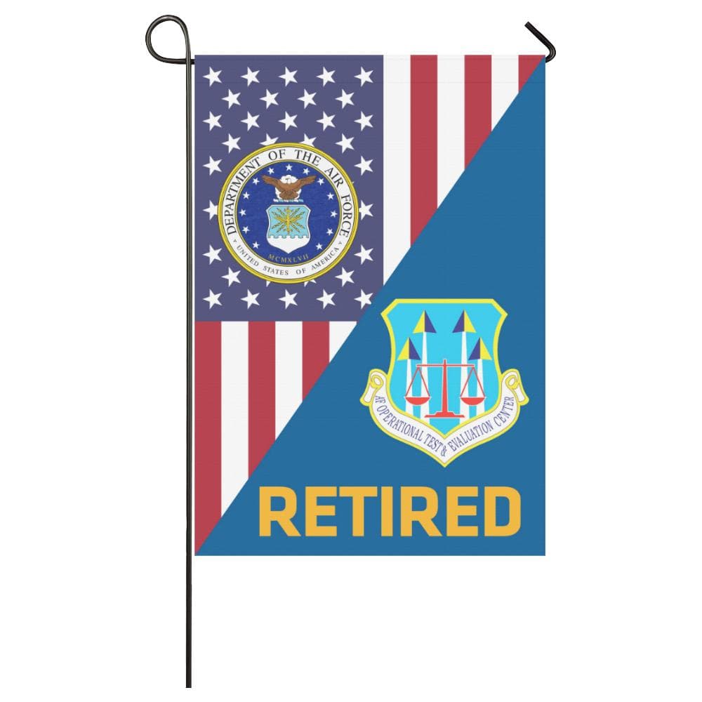 US Air Force Operational Test and Evaluation Center Retired House Flag 28 inches x 40 inches Twin-Side Printing-HouseFlag-USAF-Shield-Veterans Nation
