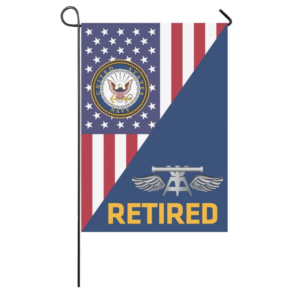 US Navy Aviation Fire Control Tech Navy AQ Retired House Flag 28 inches x 40 inches Twin-Side Printing-HouseFlag-Navy-Rate-Veterans Nation
