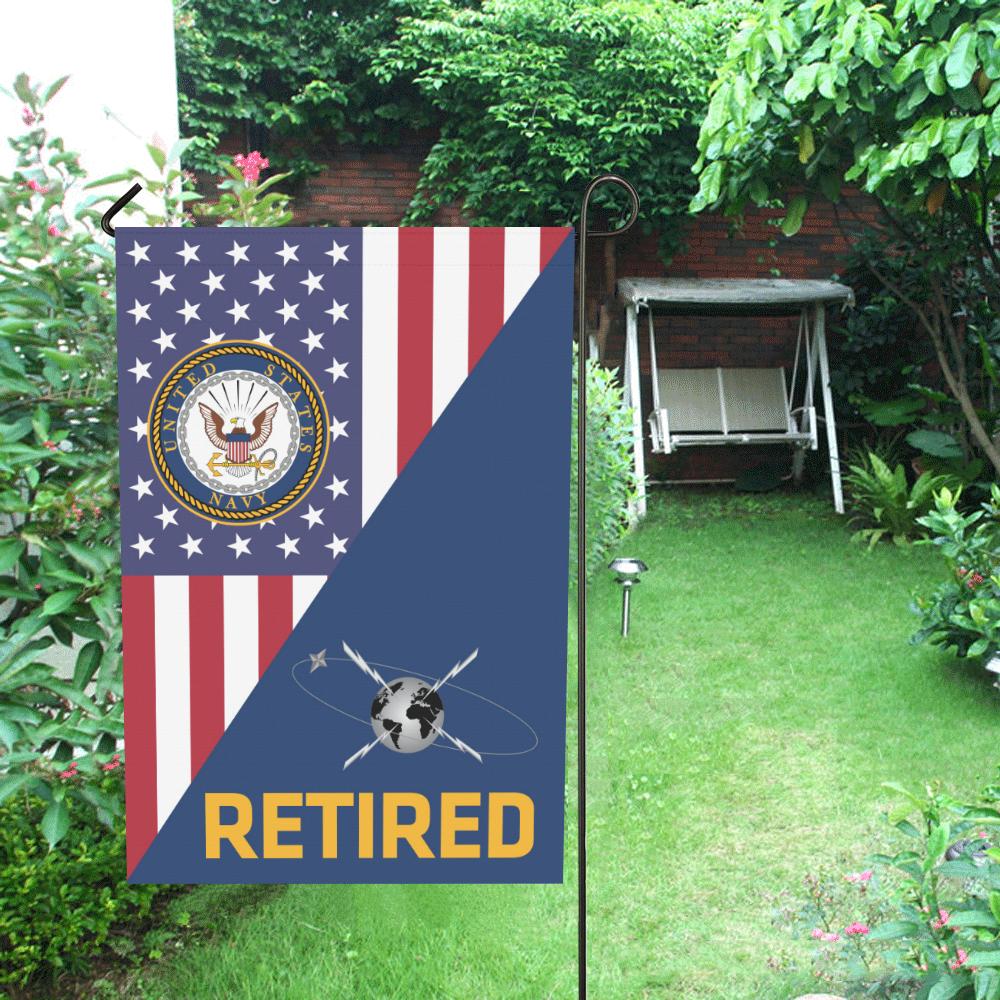 US Navy Mass Communications Specialist Navy MC Retired House Flag 28 inches x 40 inches Twin-Side Printing-HouseFlag-Navy-Rate-Veterans Nation