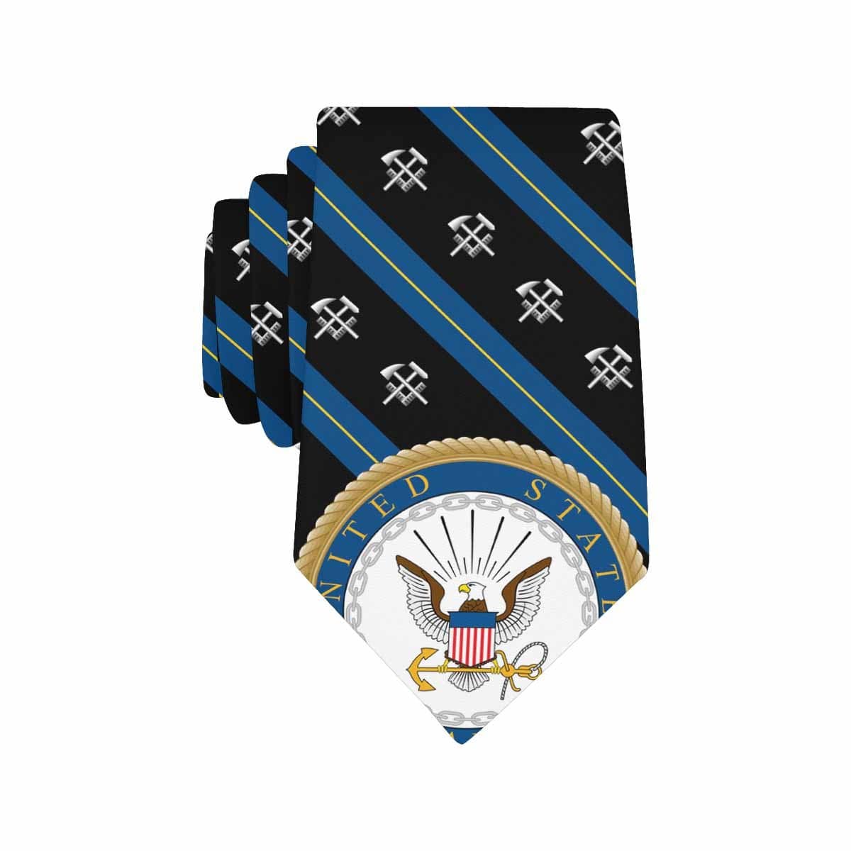 US Navy Hull Maintenance Technician Navy HT Classic Necktie (Two Sides)-Necktie-Navvy-Rate-Veterans Nation