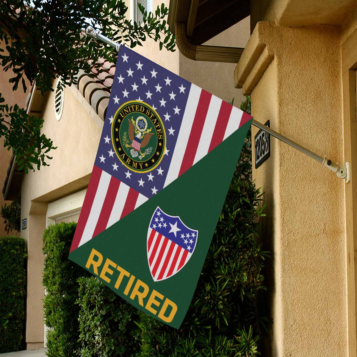 US Army Adjutant General Retired House Flag 28 Inch x 40 Inch Twin-Side Printing-HouseFlag-Army-Branch-Veterans Nation