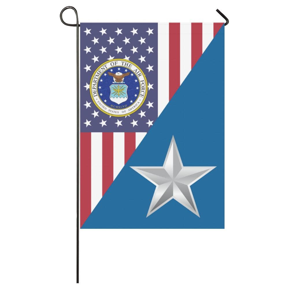 US Air Force O-7 Brigadier General Brig O7 General House Flag 28 inches x 40 inches Twin-Side Printing-HouseFlag-USAF-Ranks-Veterans Nation