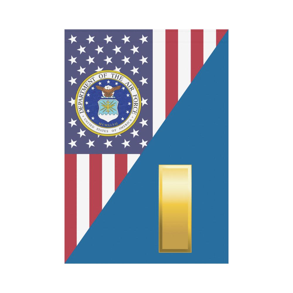 US Air Force O-1econd Lieutenant 2d Lt O1 House Flag 28 inches x 40 inches Twin-Side Printing-HouseFlag-USAF-Ranks-Veterans Nation