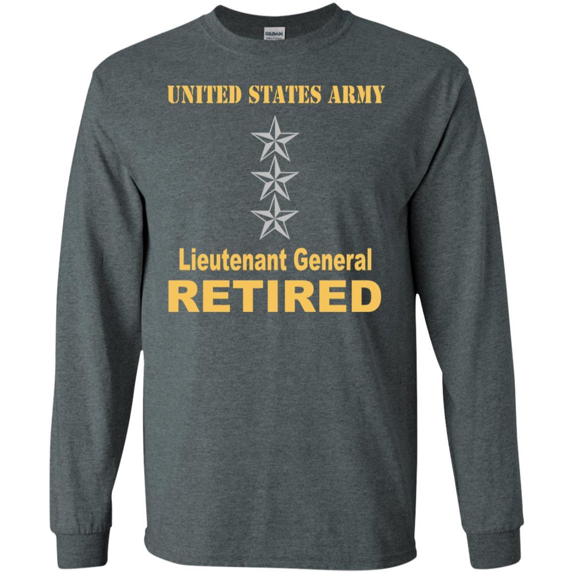 US Army O-9 Lieutenant General O9 LTG General Officer Retired Men T Shirt On Front-TShirt-Army-Veterans Nation