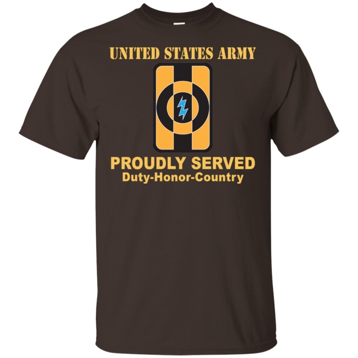 US ARMY 49TH QUARTERMASTER GROUP- Proudly Served T-Shirt On Front For Men-TShirt-Army-Veterans Nation
