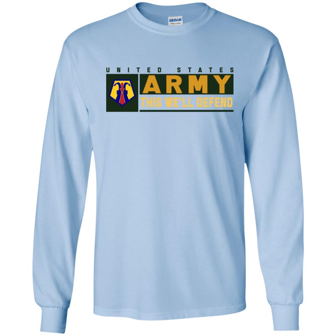 US Army 7TH CIVIL SUPPORT COMMAND- This We'll Defend T-Shirt On Front For Men-TShirt-Army-Veterans Nation