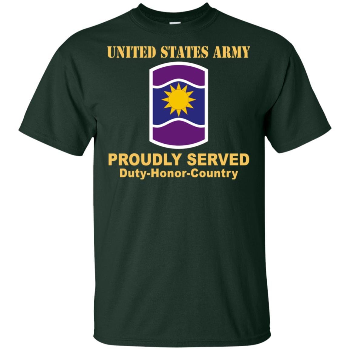 US ARMY 361 CIVIL AFFAIRS BRIGADE- Proudly Served T-Shirt On Front For Men-TShirt-Army-Veterans Nation