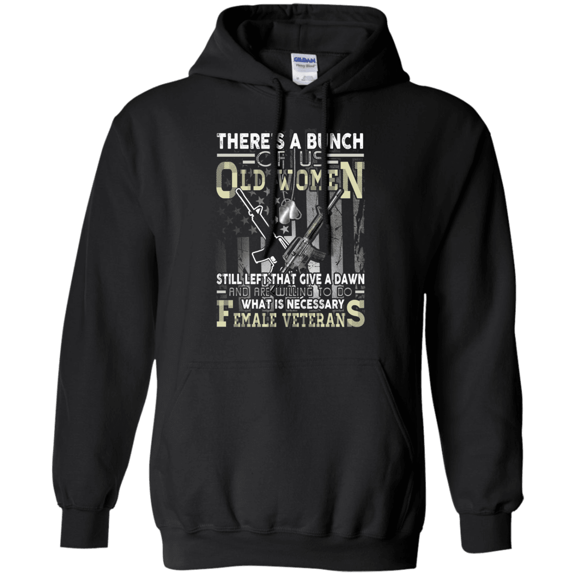 Military T-Shirt "Proud To Be A Female Veteran" Front Design-TShirt-General-Veterans Nation