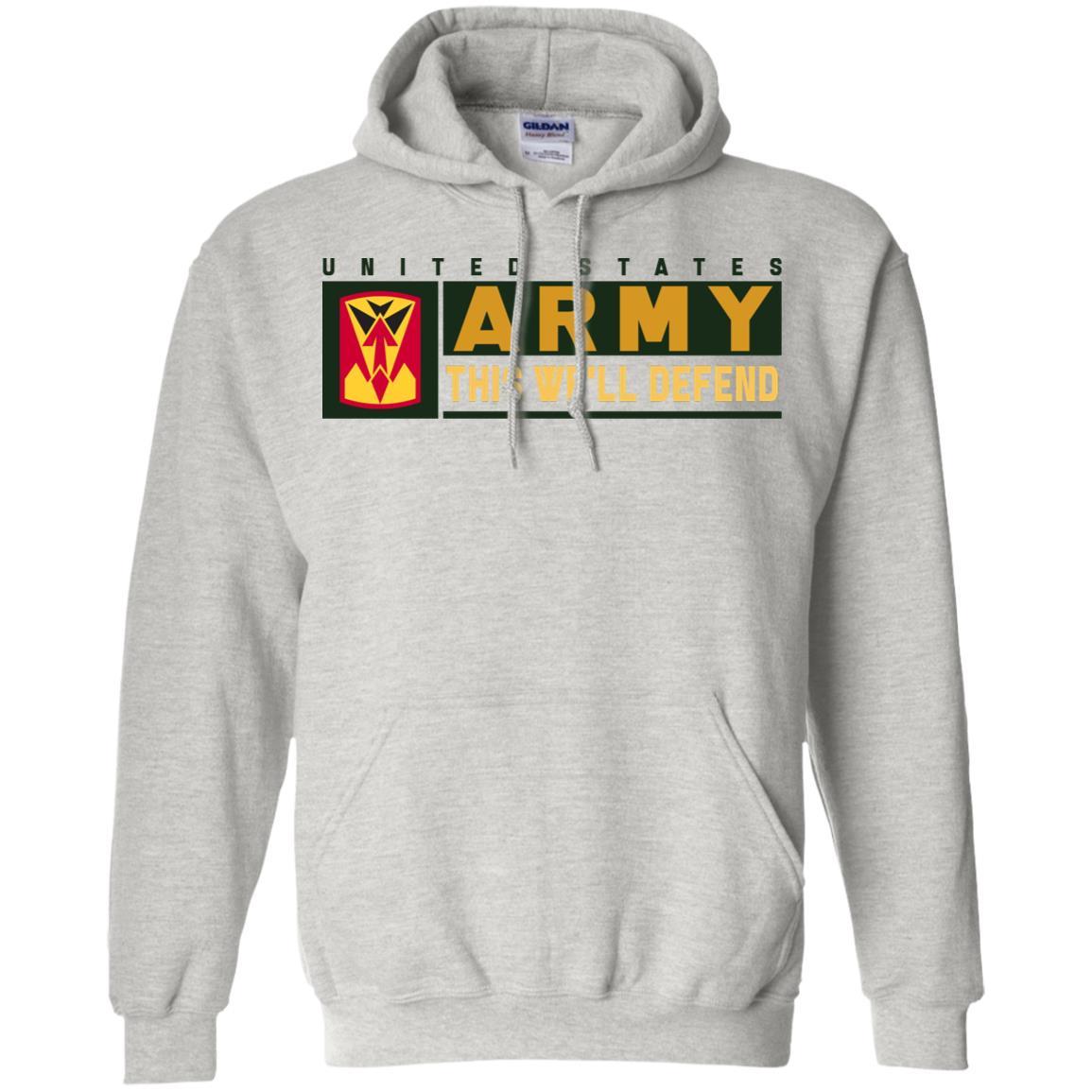 US Army 35TH AIR DEFENSE ARTILLERY BRIGADE CSIB- This We'll Defend T-Shirt On Front For Men-TShirt-Army-Veterans Nation