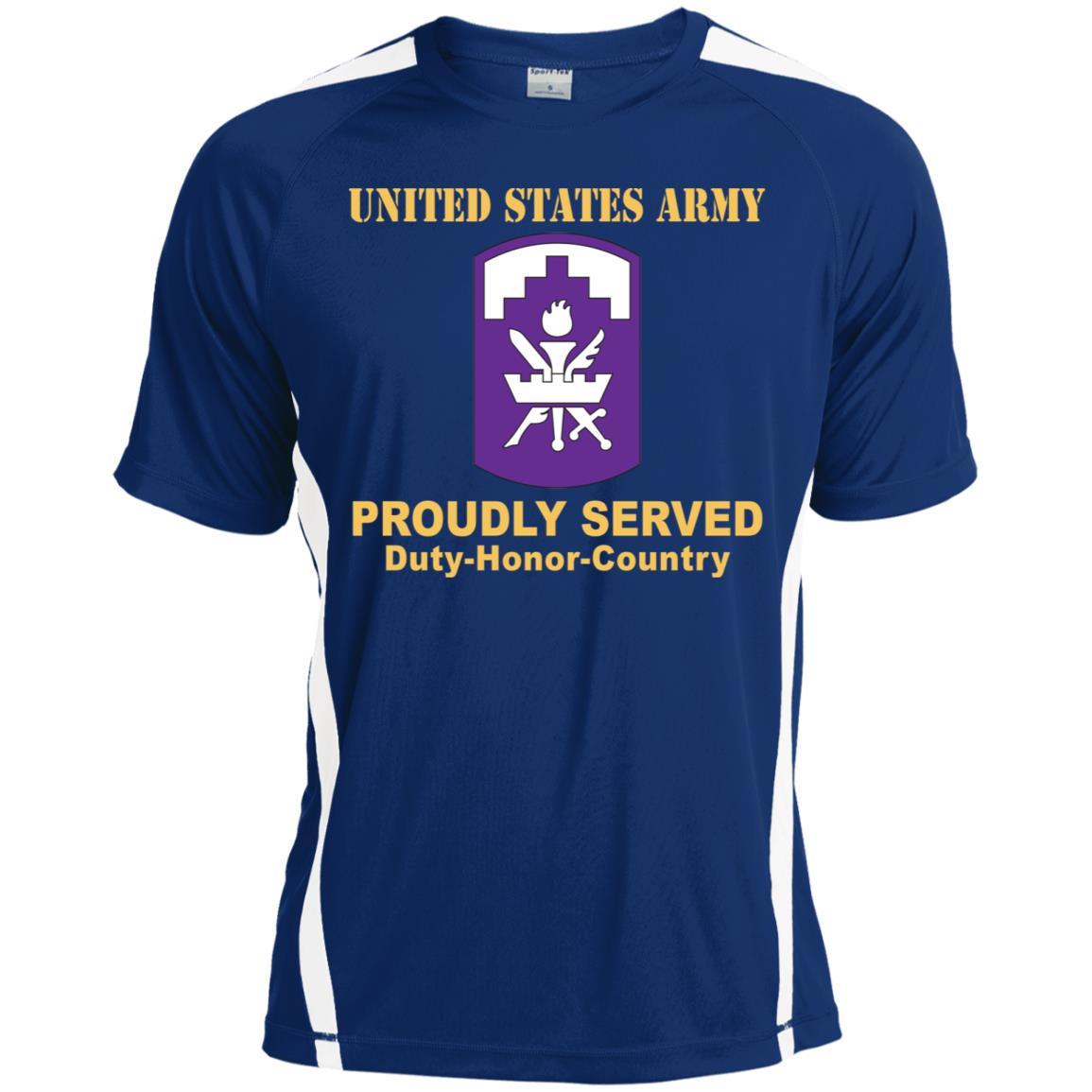 US ARMY 353 CIVIL AFFAIRS COMMAND- Proudly Served T-Shirt On Front For Men-TShirt-Army-Veterans Nation