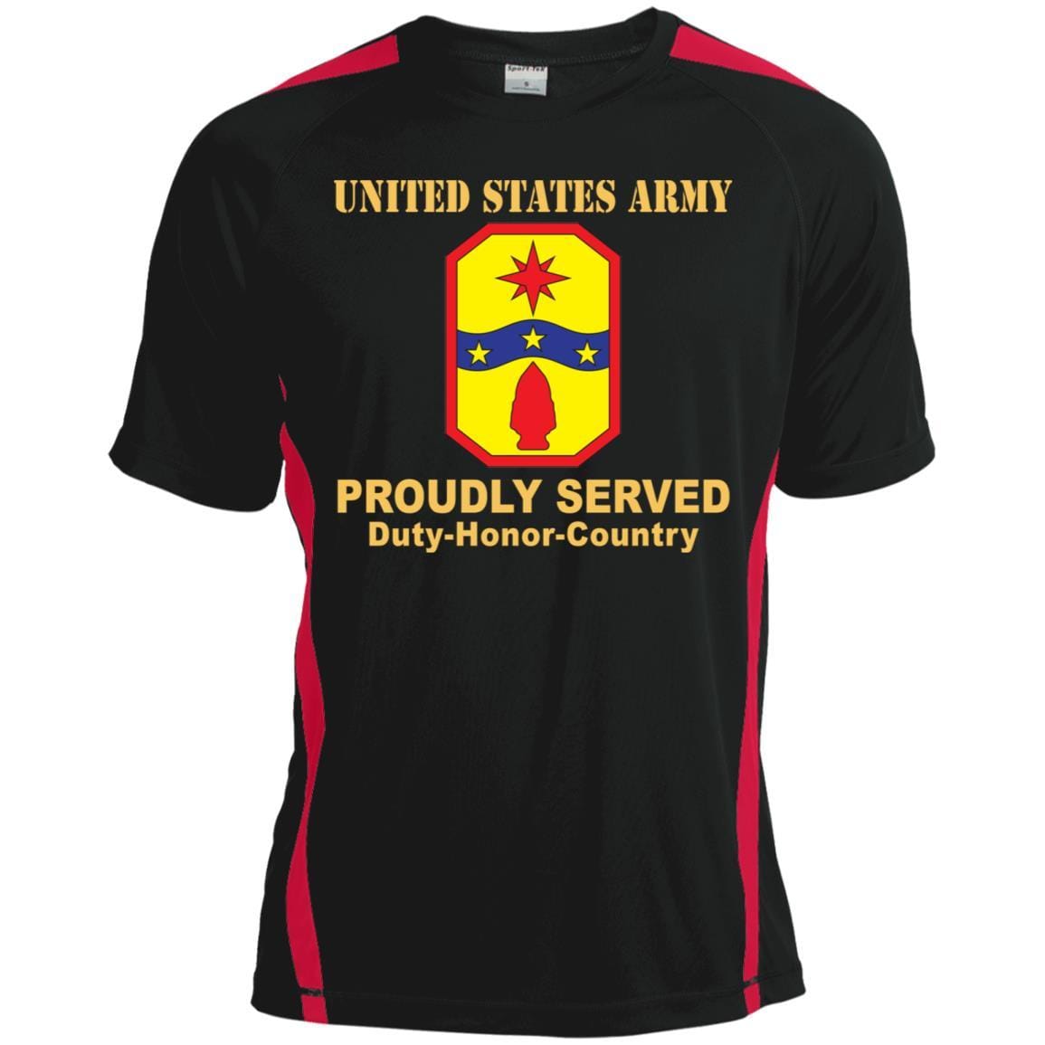 US ARMY 371ST SUSTAINMENT BRIGADE- Proudly Served T-Shirt On Front For Men-TShirt-Army-Veterans Nation