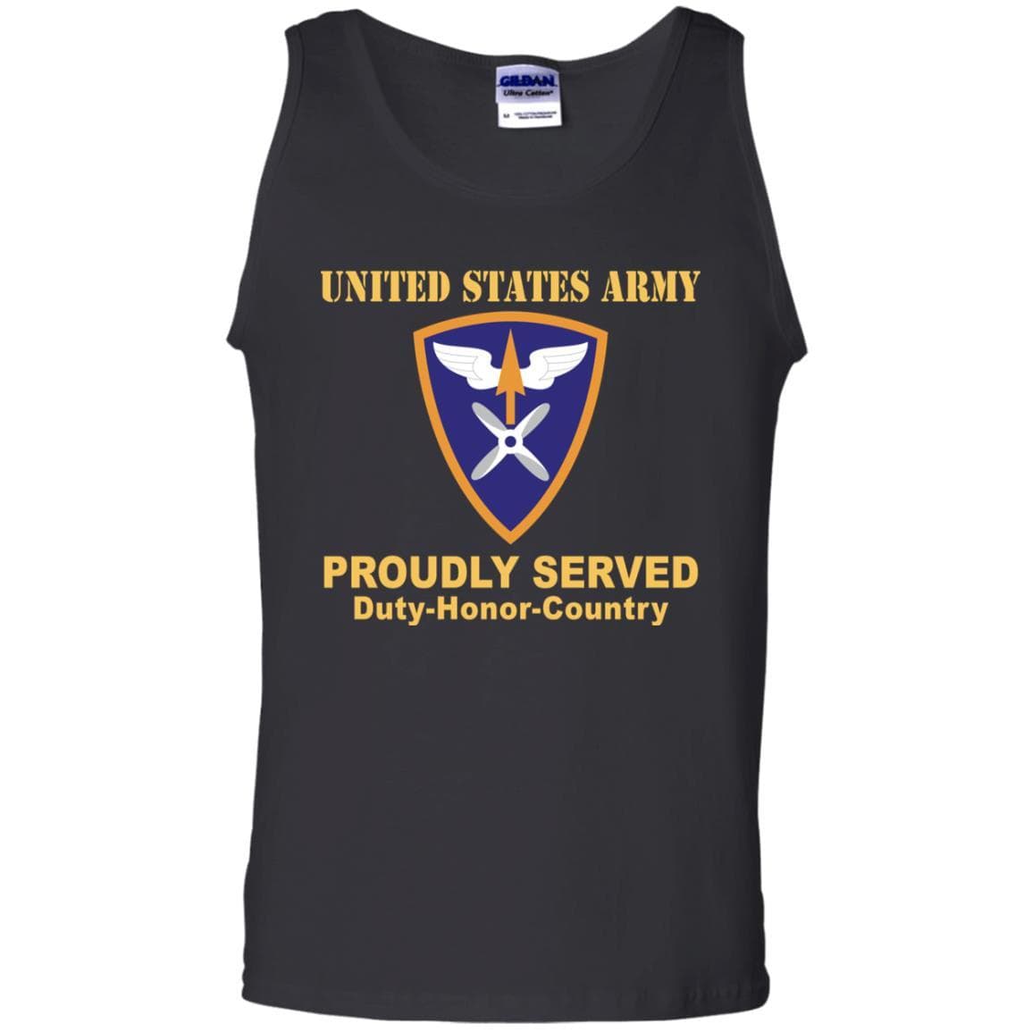 US ARMY 110TH AVIATION BRIGADE- Proudly Served T-Shirt On Front For Men-TShirt-Army-Veterans Nation