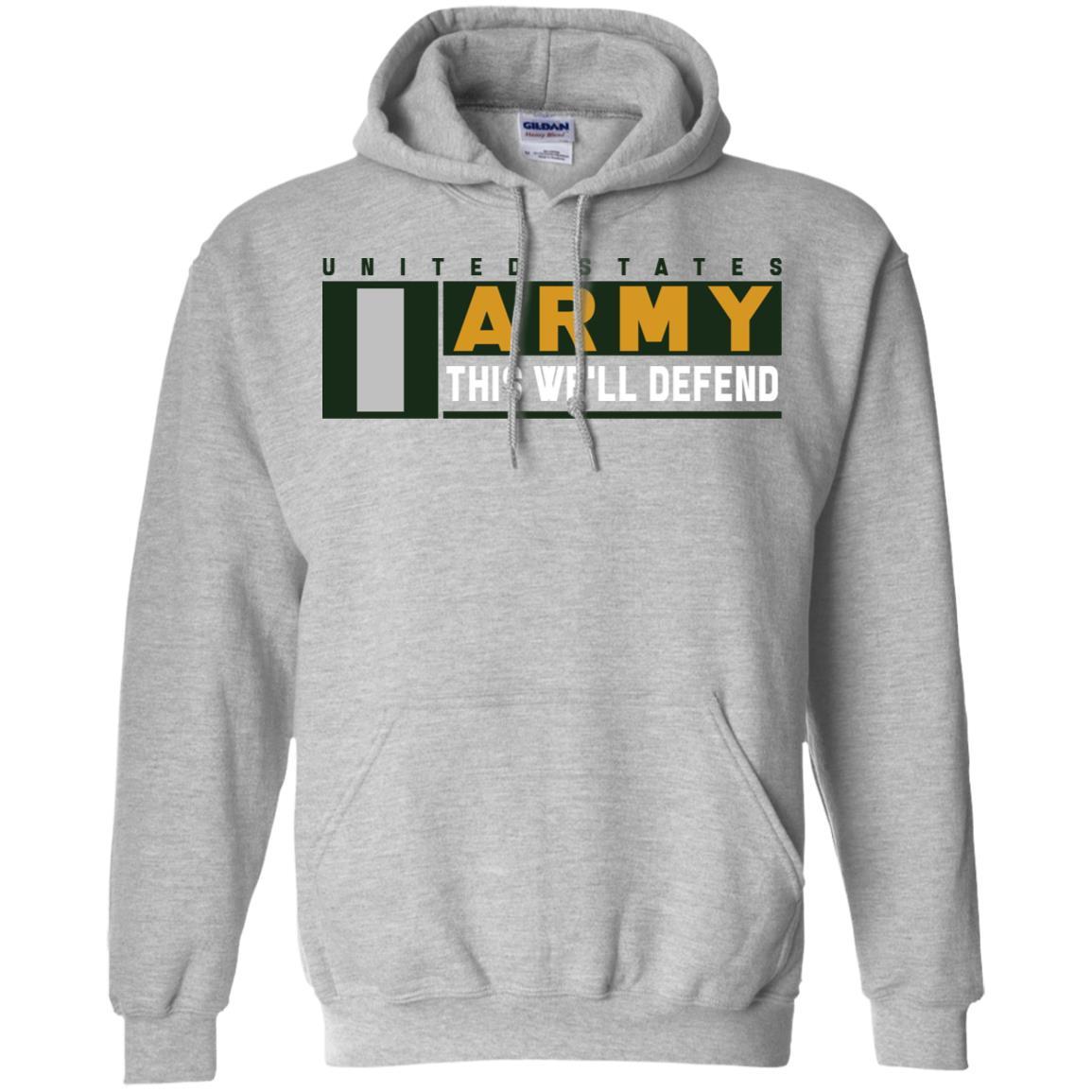 US Army O-2 This We Will Defend Long Sleeve - Pullover Hoodie-TShirt-Army-Veterans Nation