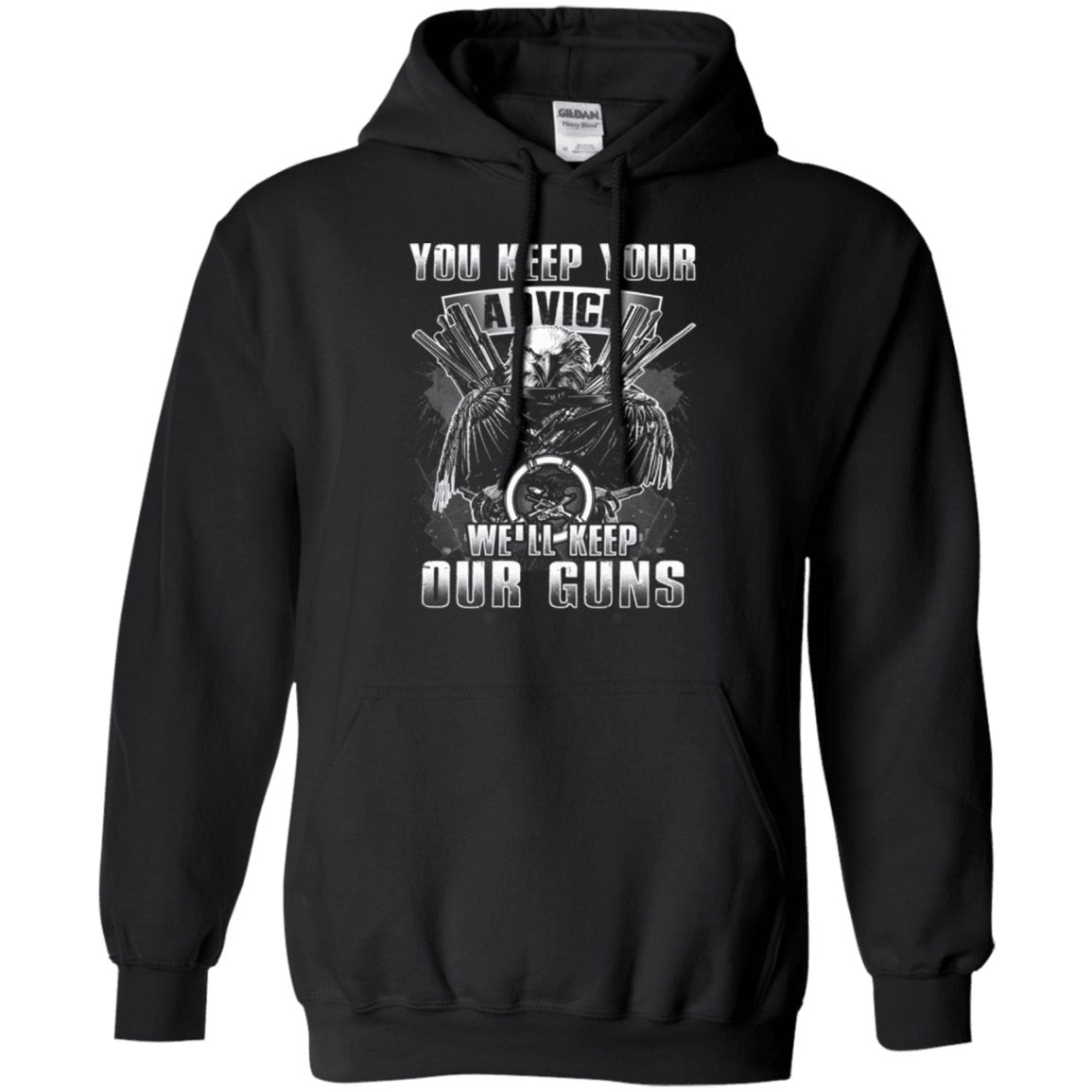 Military T-Shirt "KEEP OUR GUNS"-TShirt-General-Veterans Nation