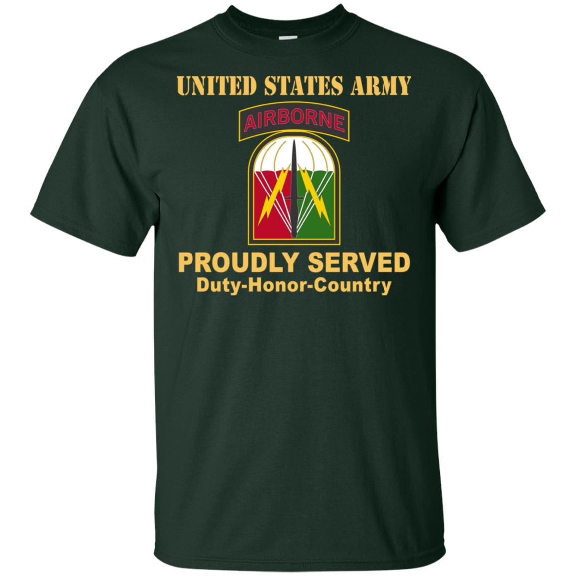 US ARMY 528 SUSTAINMENT BRIGADE- Proudly Served T-Shirt On Front For Men-TShirt-Army-Veterans Nation
