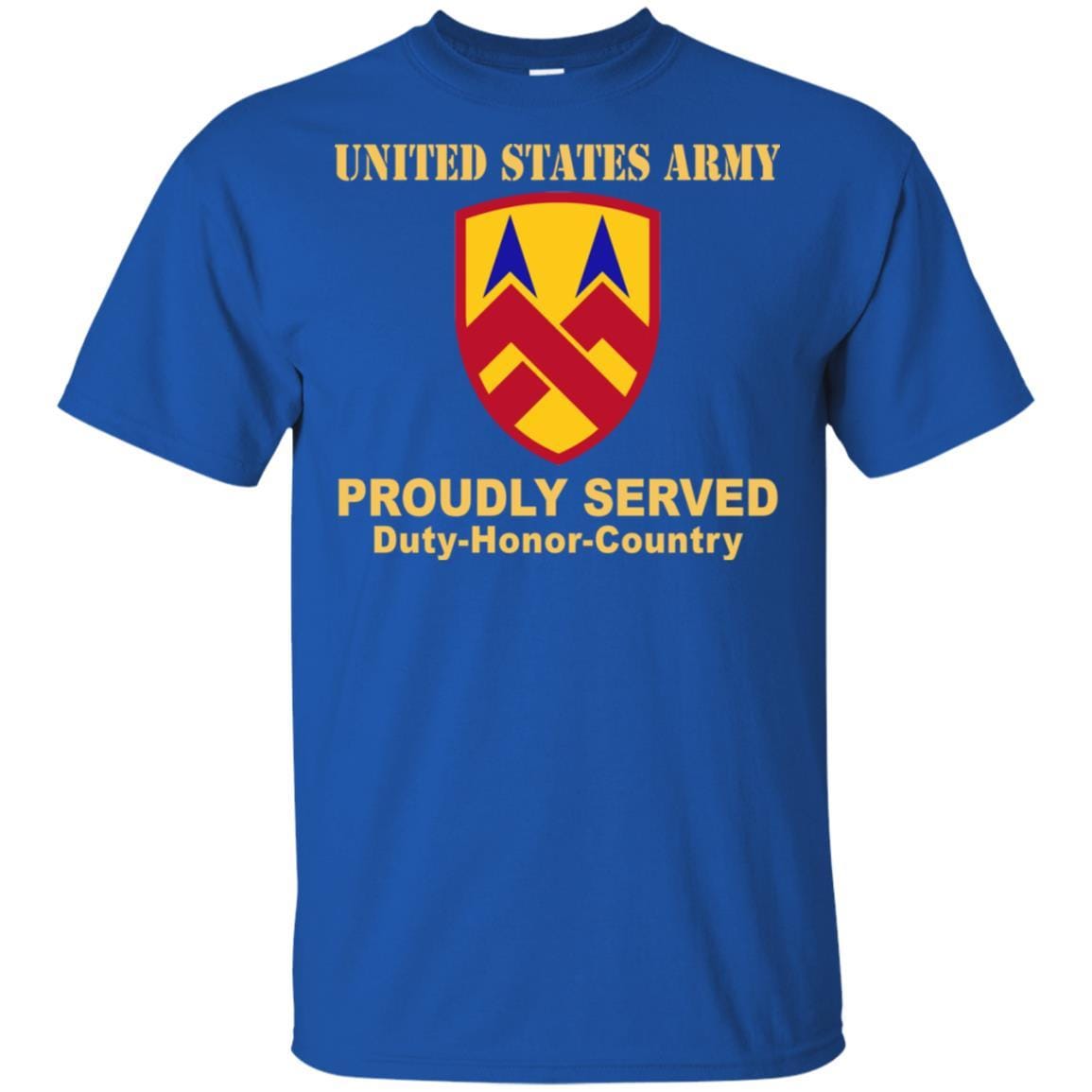 US ARMY 377TH THEATER SUSTAINMENT COMMAND- Proudly Served T-Shirt On Front For Men-TShirt-Army-Veterans Nation