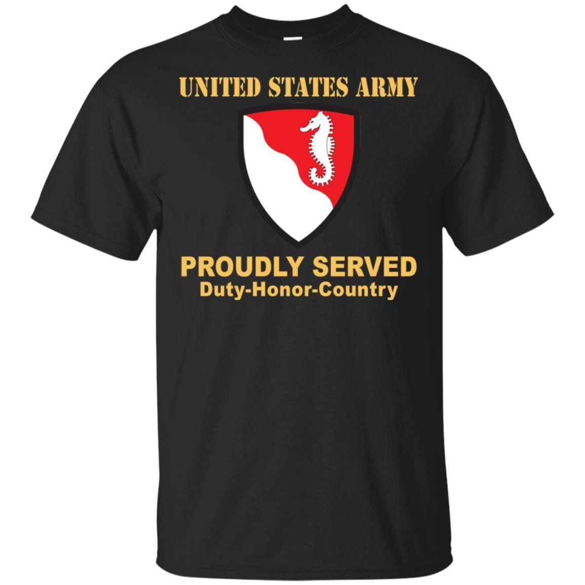 US ARMY 36TH ENGINEER BRIGADE- Proudly Served T-Shirt On Front For Men-TShirt-Army-Veterans Nation