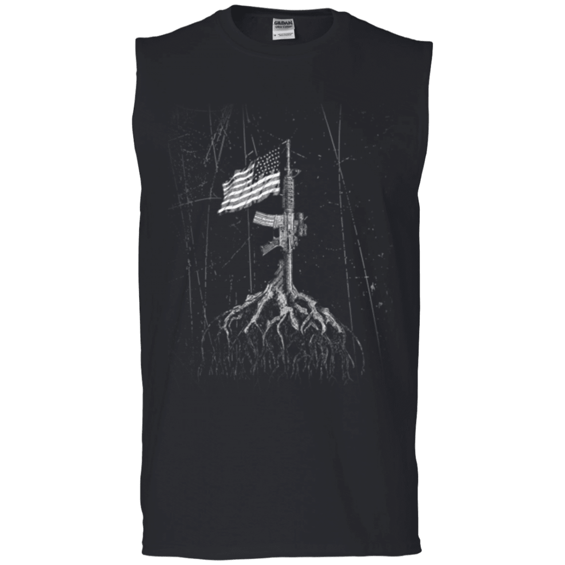 Military T-Shirt "MY ROOT IN FLAG VETERAN"-TShirt-General-Veterans Nation