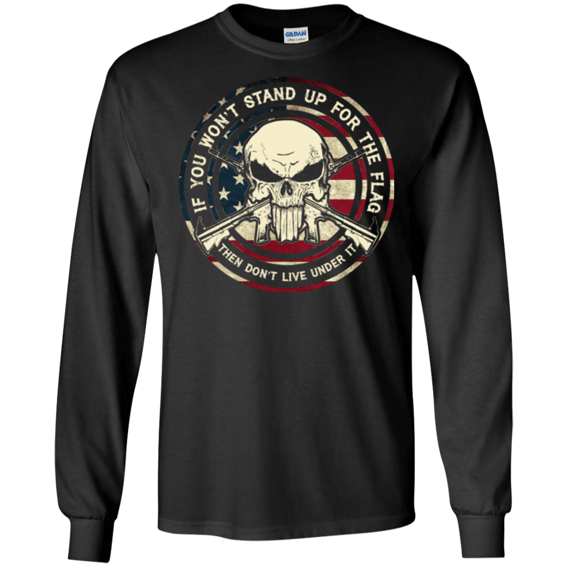Military T-Shirt "SKULL VETERAN"-TShirt-General-Veterans Nation