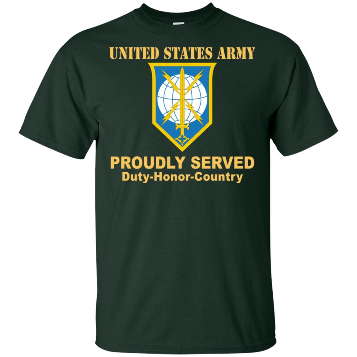 US ARMY CSIB MILITARY INTELLIGENCE READINESS COMMAND- Proudly Served T-Shirt On Front For Men-TShirt-Army-Veterans Nation