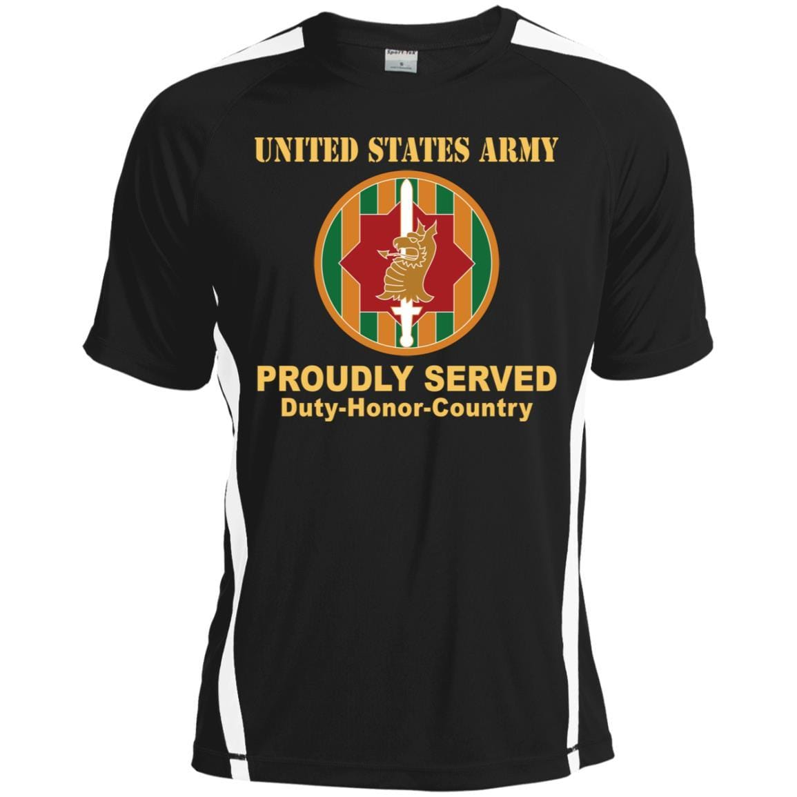 US ARMY 89TH MILITARY POLICE BRIGADE - Proudly Served T-Shirt On Front For Men-TShirt-Army-Veterans Nation