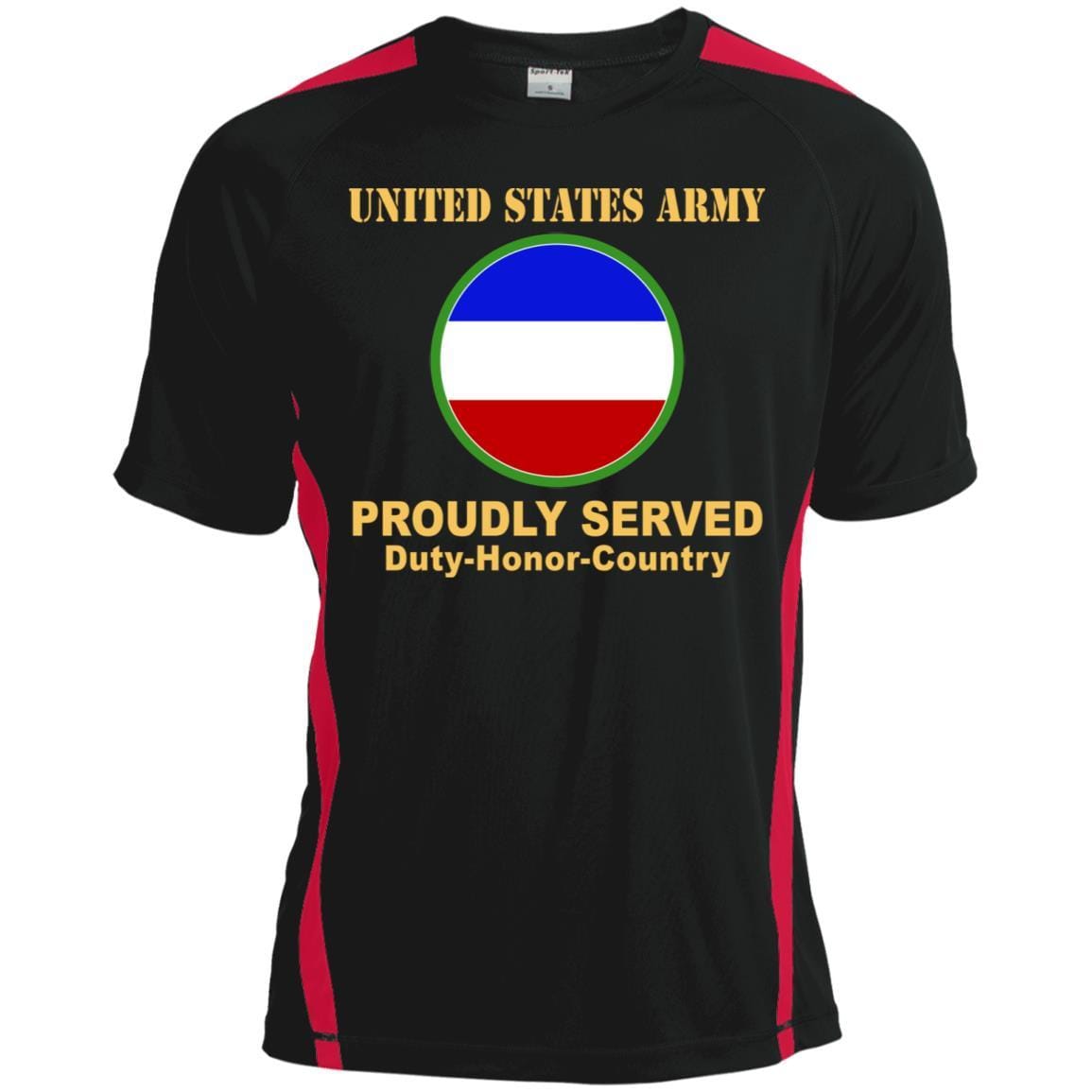 US ARMY CSIB FORCES COMMAND- Proudly Served T-Shirt On Front For Men-TShirt-Army-Veterans Nation
