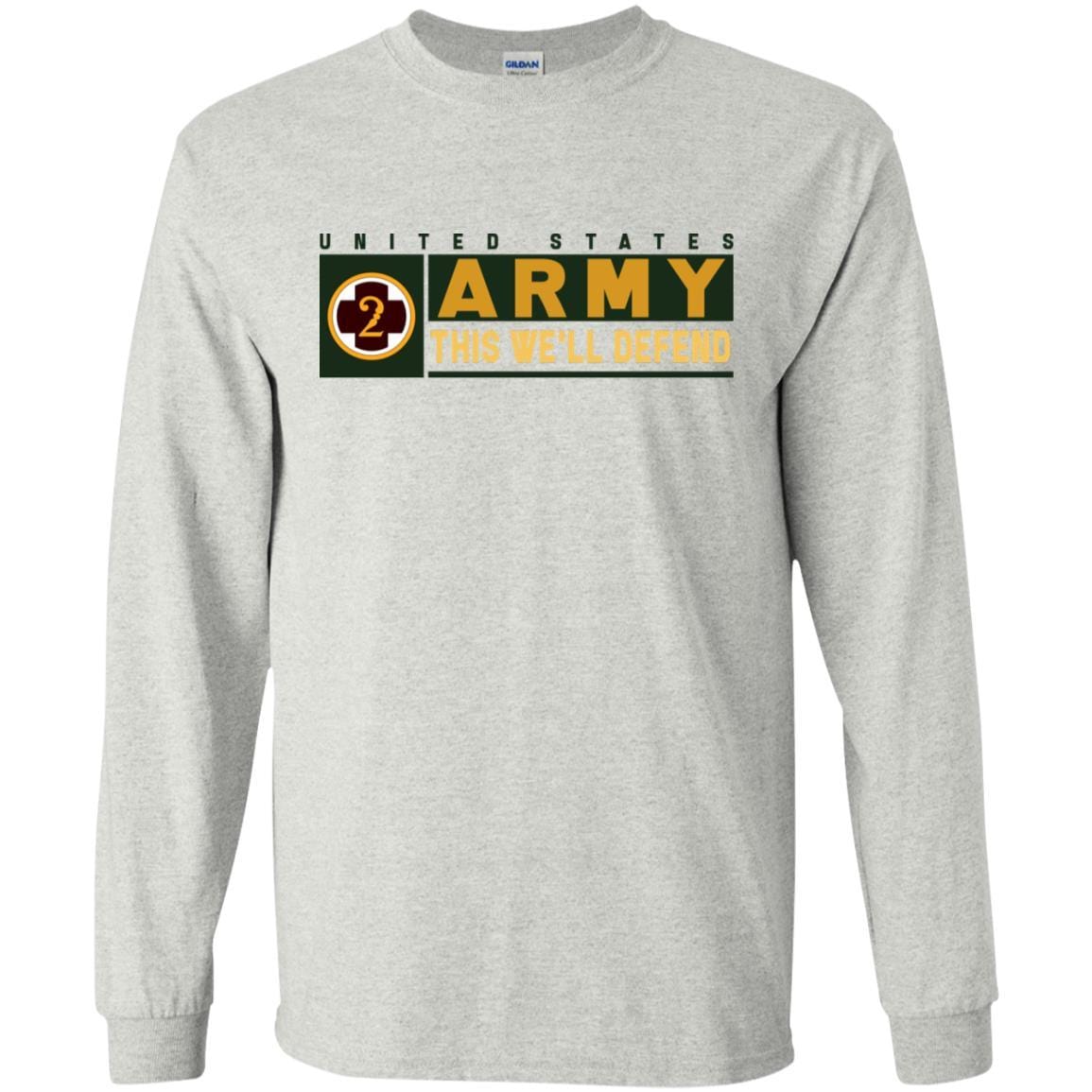 US Army 2ND MEDICAL BRIGADE- This We'll Defend T-Shirt On Front For Men-TShirt-Army-Veterans Nation