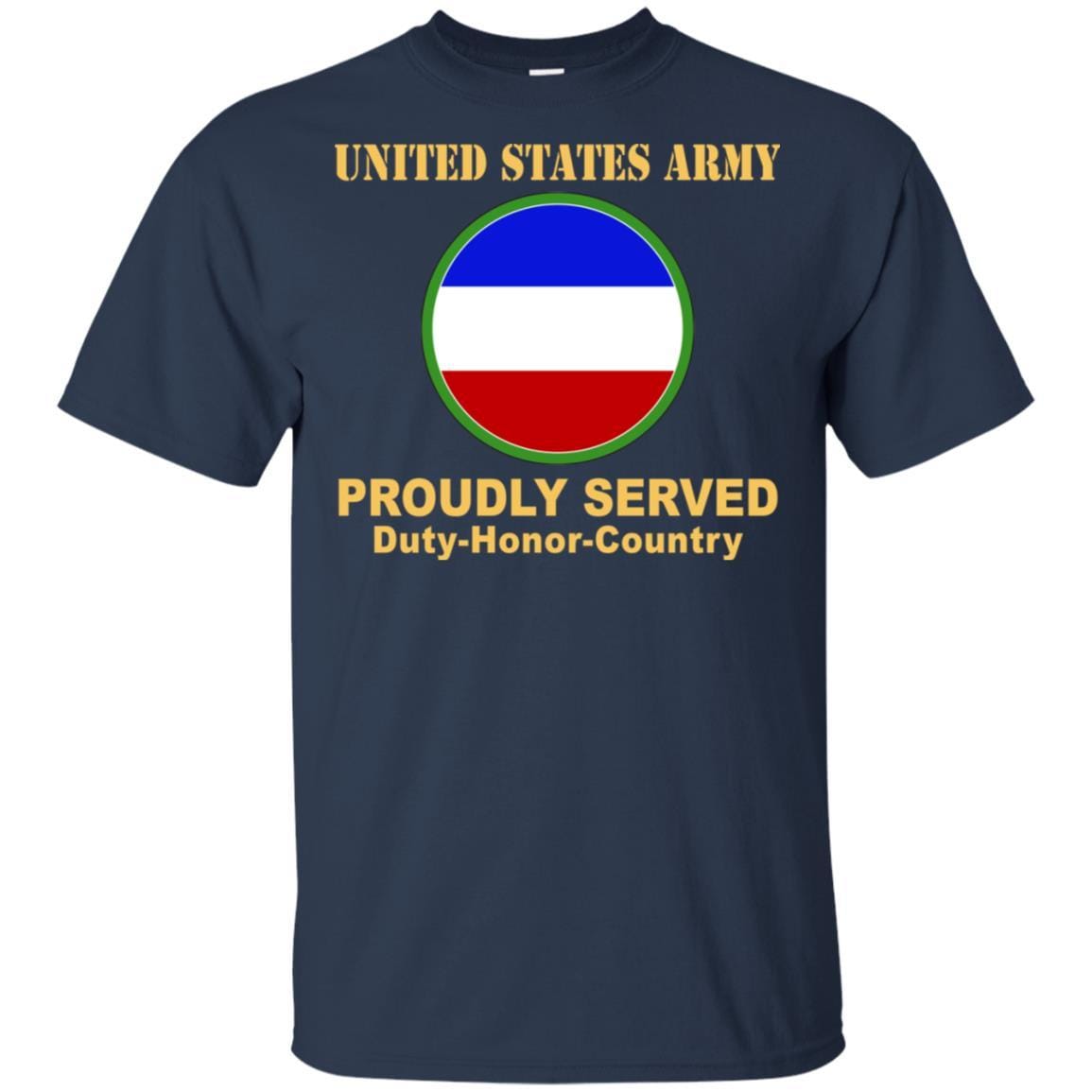 US ARMY CSIB FORCES COMMAND- Proudly Served T-Shirt On Front For Men-TShirt-Army-Veterans Nation