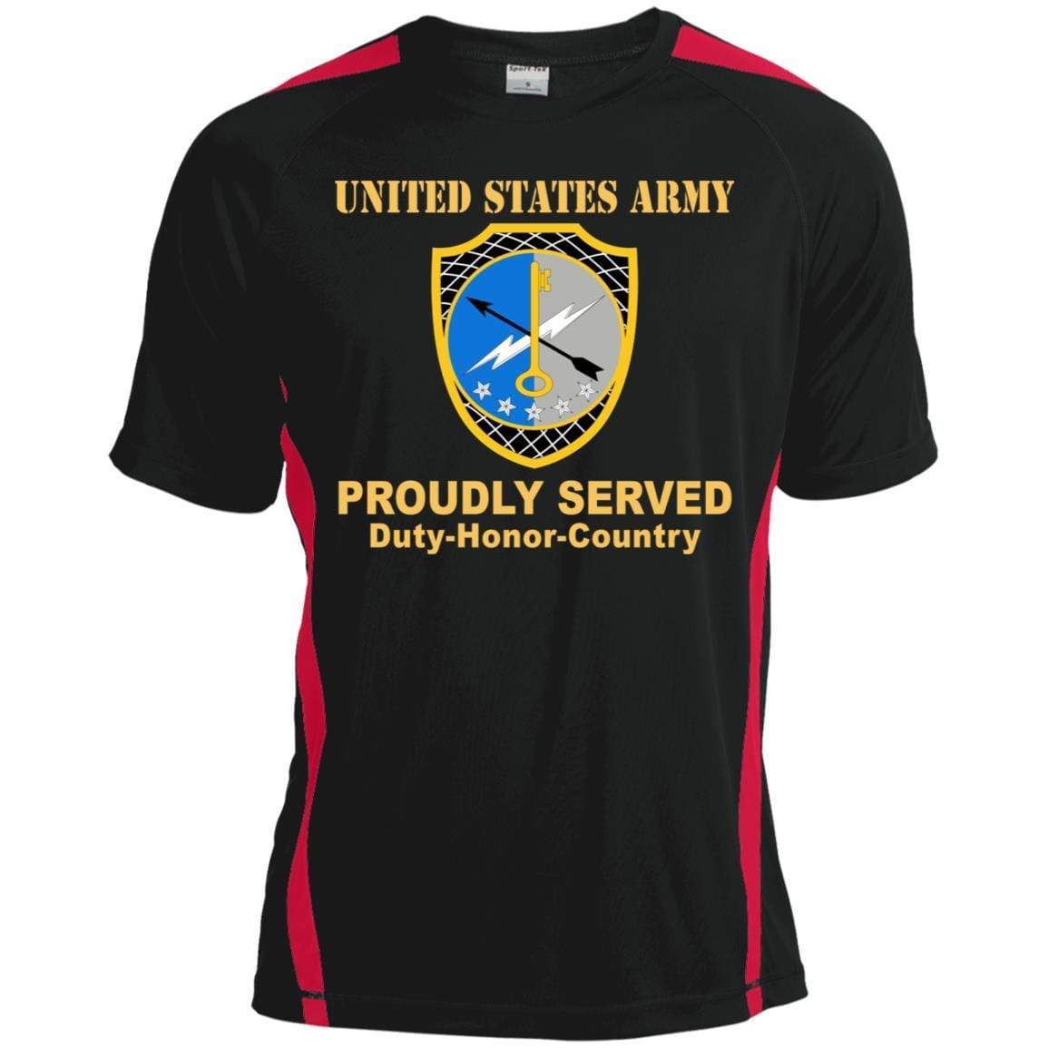 US ARMY 780TH MILITARY INTELLIGENCE BRIGADE- Proudly Served T-Shirt On Front For Men-TShirt-Army-Veterans Nation