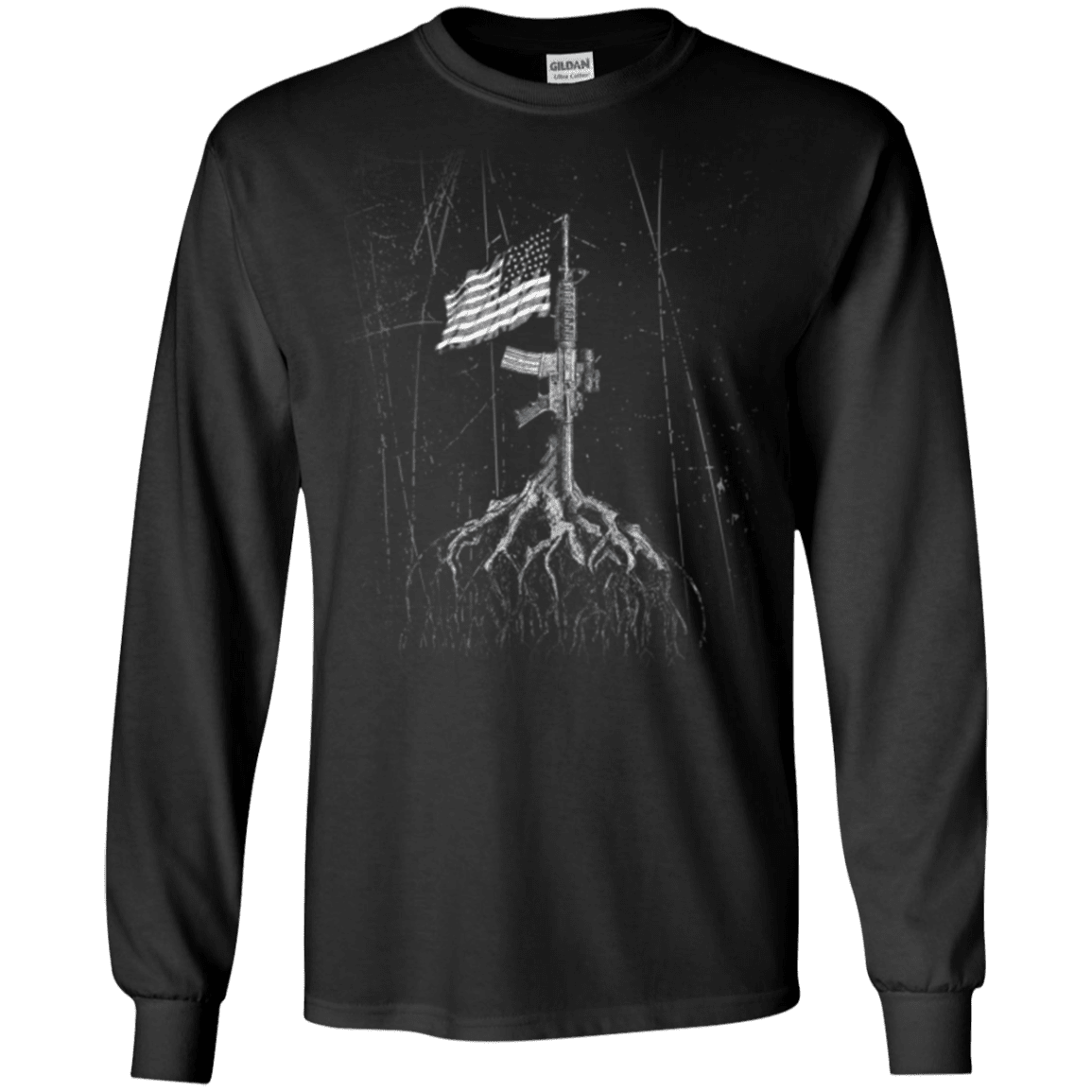 Military T-Shirt "MY ROOT IN FLAG VETERAN"-TShirt-General-Veterans Nation