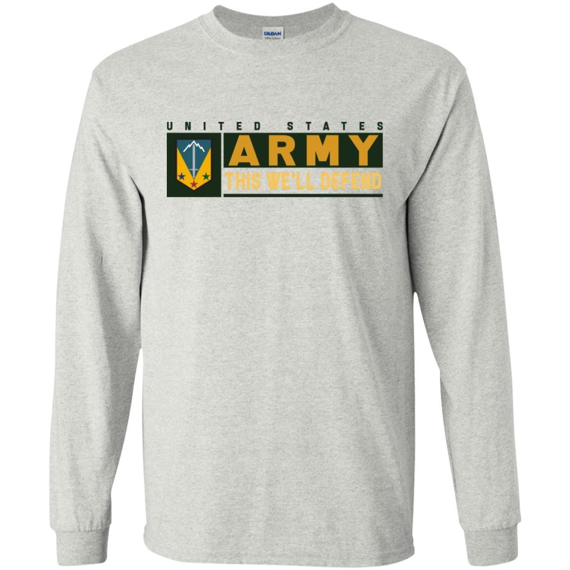 US Army 3RD MANEUVER ENHANCEMENT BRIGADE- This We'll Defend T-Shirt On Front For Men-TShirt-Army-Veterans Nation