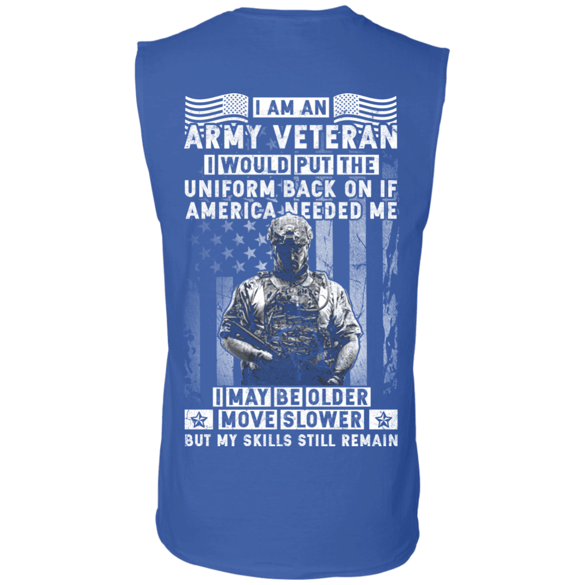 I am an Army Veteran Men Back T Shirts-TShirt-Army-Veterans Nation