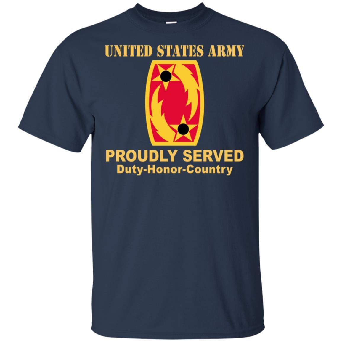 US ARMY 69TH AIR DEFENSE ARTILLERY - Proudly Served T-Shirt On Front For Men-TShirt-Army-Veterans Nation