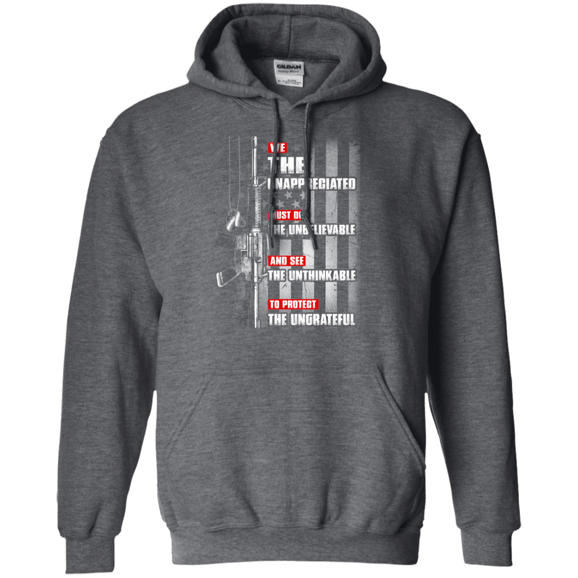 Military T-Shirt "The Unappreciated Unbelievable Unthinkable Ungrateful"-TShirt-General-Veterans Nation