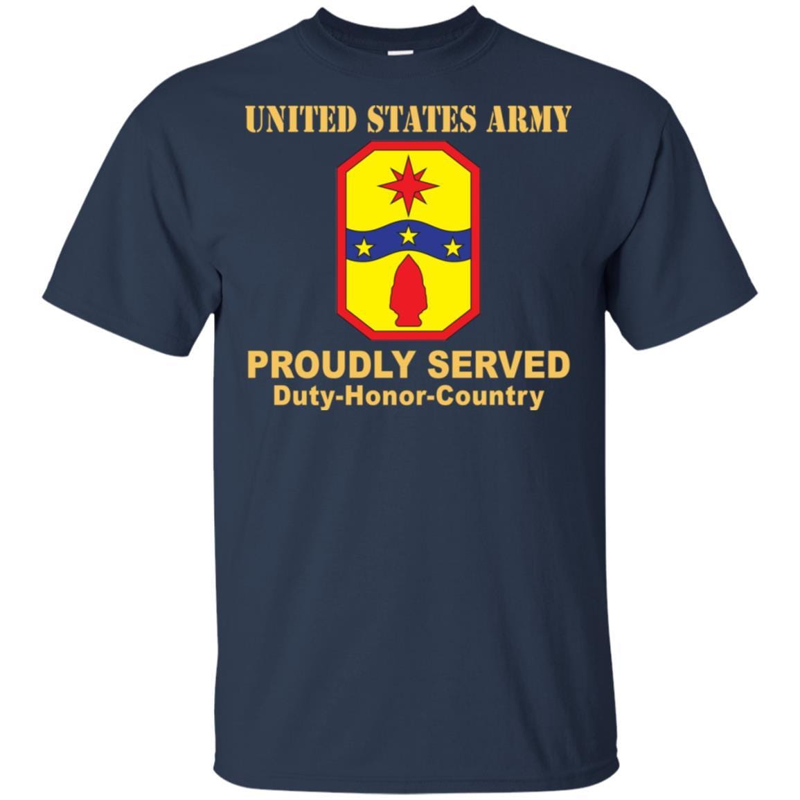 US ARMY 371ST SUSTAINMENT BRIGADE- Proudly Served T-Shirt On Front For Men-TShirt-Army-Veterans Nation
