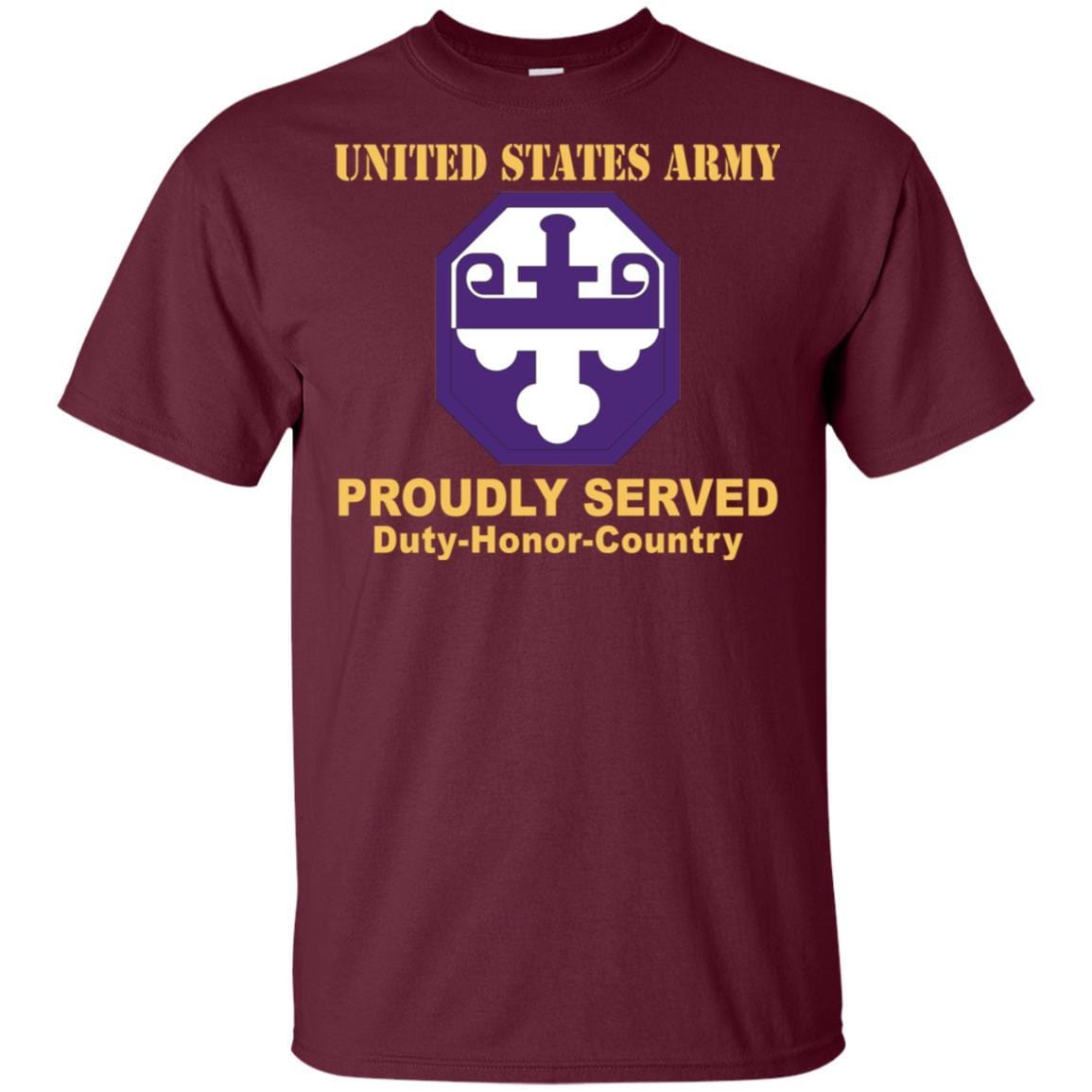 US ARMY 352 CIVIL AFFAIRS COMMAND- Proudly Served T-Shirt On Front For Men-TShirt-Army-Veterans Nation