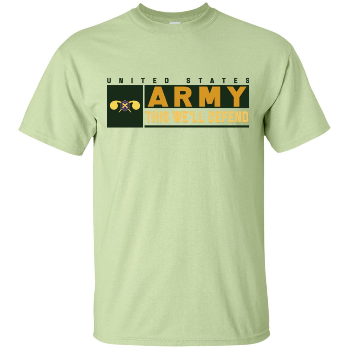 U.S Army Chemical Corps- This We'll Defend T-Shirt On Front For Men-TShirt-Army-Veterans Nation