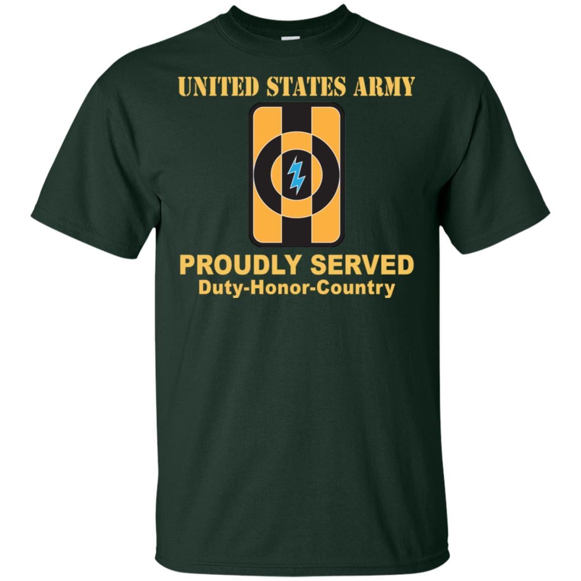US ARMY 49TH QUARTERMASTER GROUP- Proudly Served T-Shirt On Front For Men-TShirt-Army-Veterans Nation
