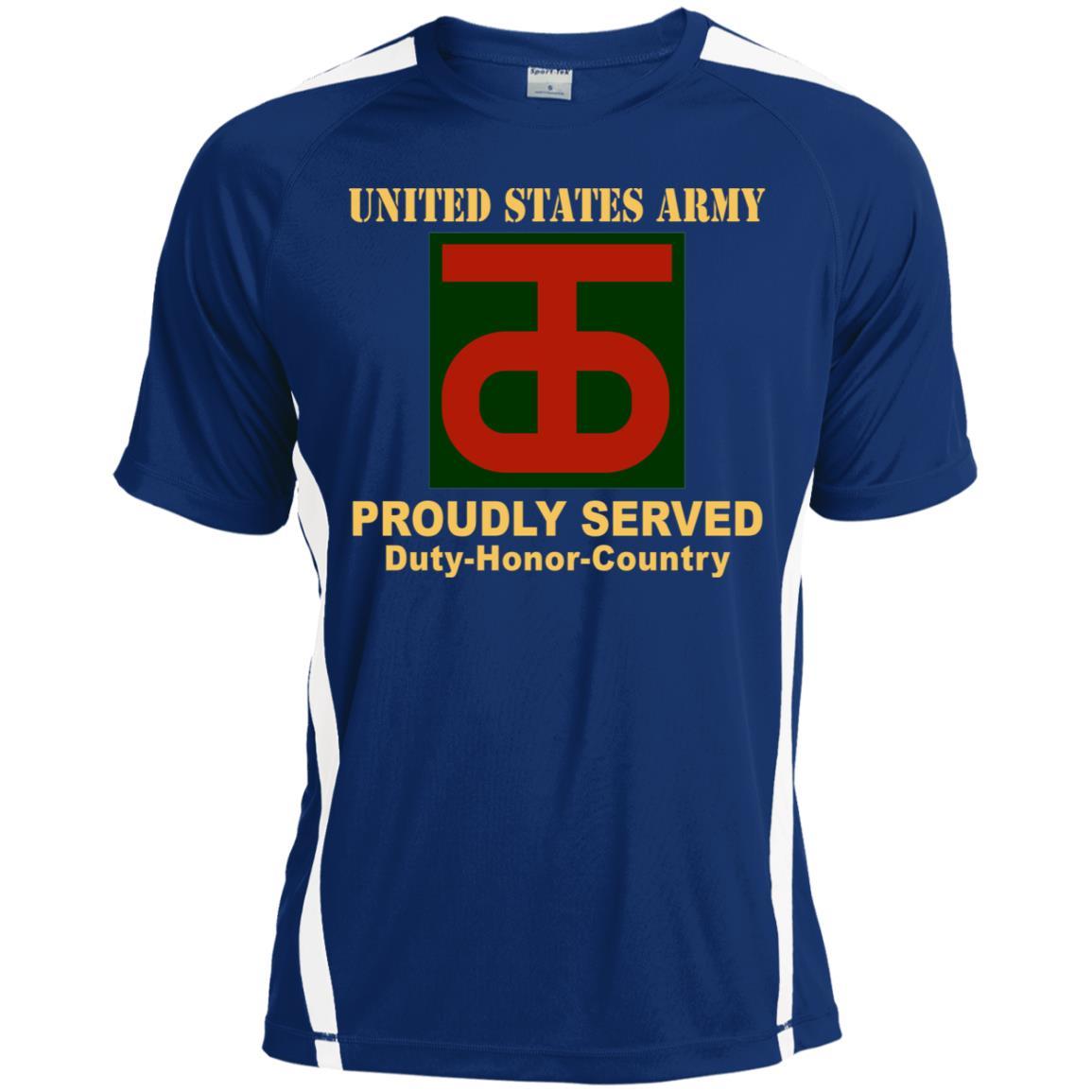 US ARMY 90 SUSTAINMENT BRIGADE - Proudly Served T-Shirt On Front For Men-TShirt-Army-Veterans Nation