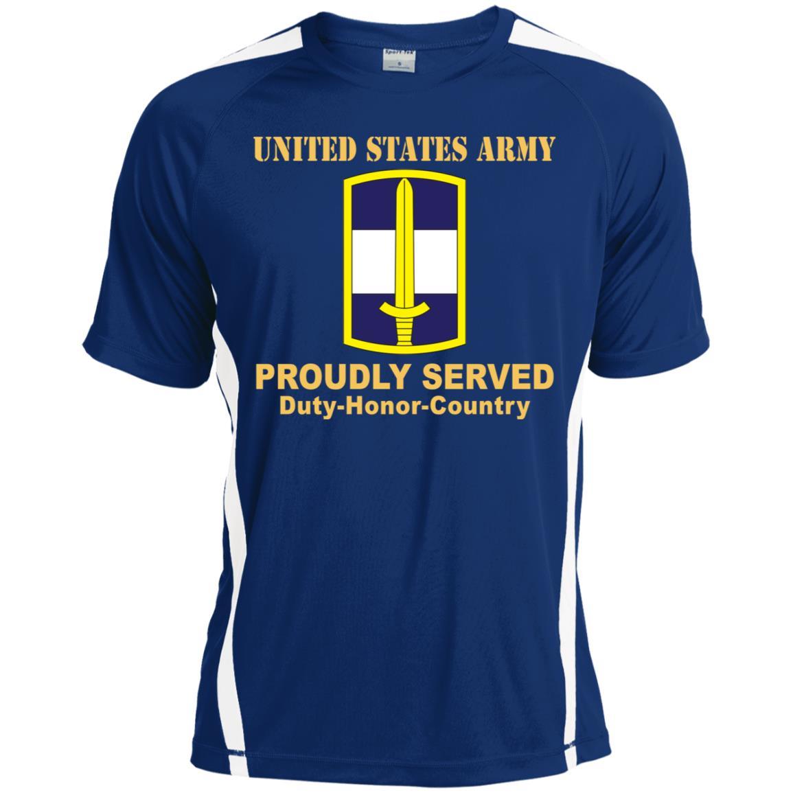 US ARMY 308 CIVIL AFFAIRS BRIGADE- Proudly Served T-Shirt On Front For Men-TShirt-Army-Veterans Nation