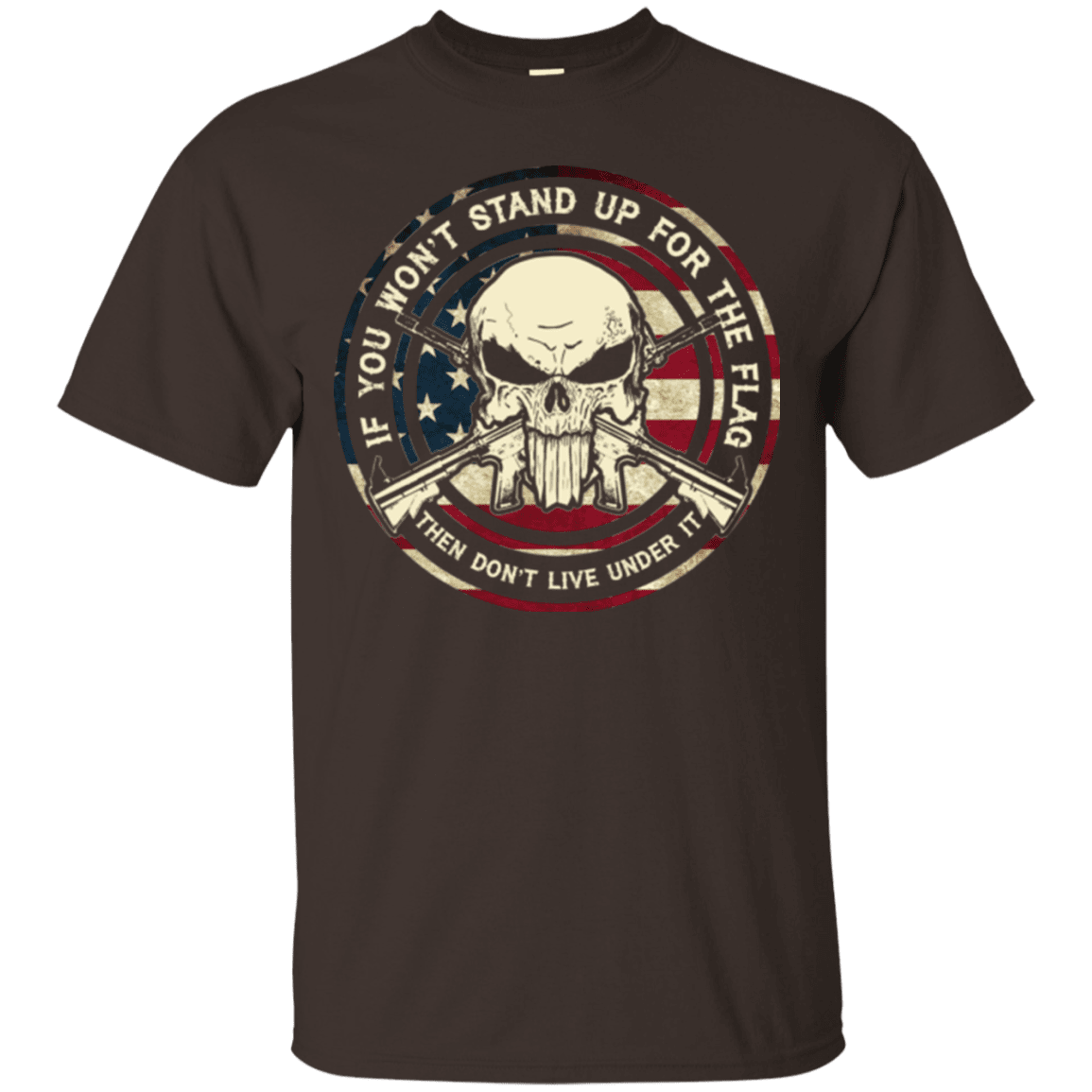 Military T-Shirt "SKULL VETERAN"-TShirt-General-Veterans Nation