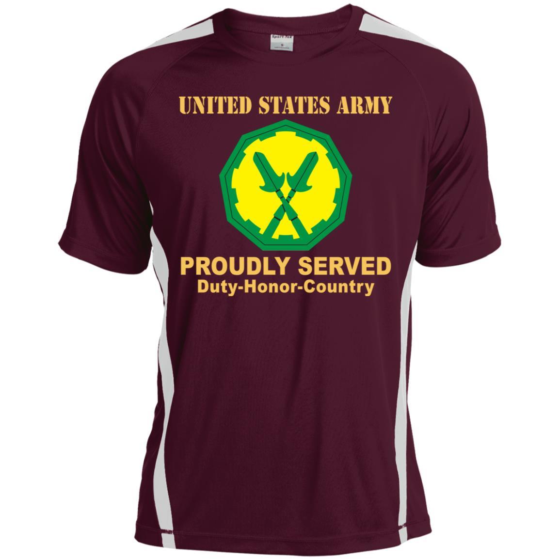US ARMY 290TH MILITARY POLICE BRIGADE- Proudly Served T-Shirt On Front For Men-TShirt-Army-Veterans Nation