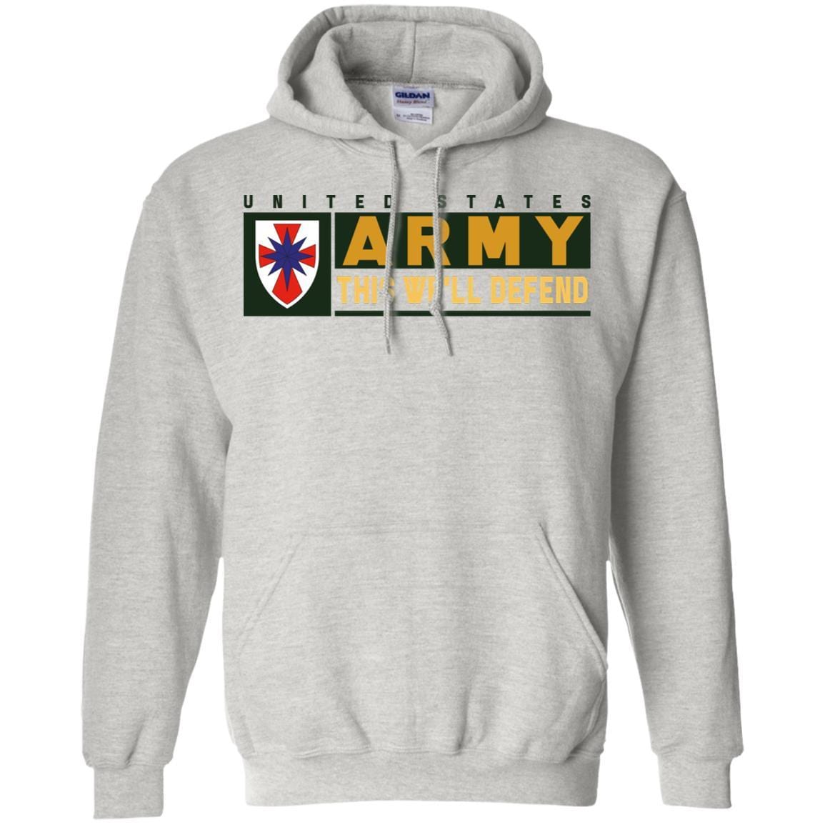 US Army 8TH SUSTAINMENT COMMAND- This We'll Defend T-Shirt On Front For Men-TShirt-Army-Veterans Nation