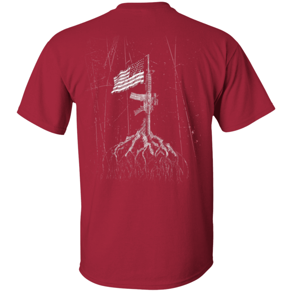 Military T-Shirt "My Root In Flag Veteran"-TShirt-General-Veterans Nation