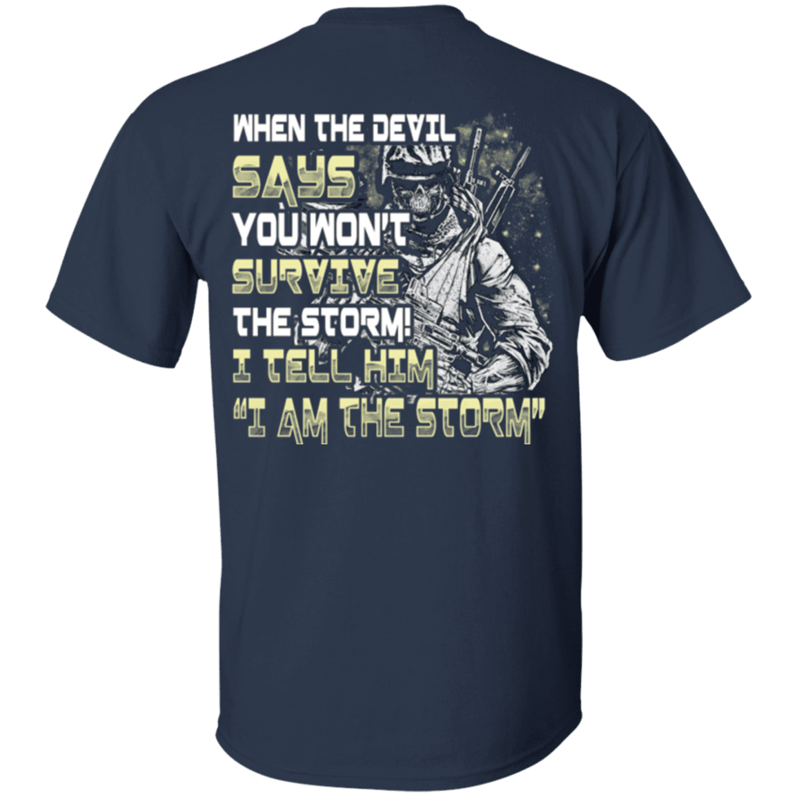 Military T-Shirt "Veteran - I Am The Storm"-TShirt-General-Veterans Nation