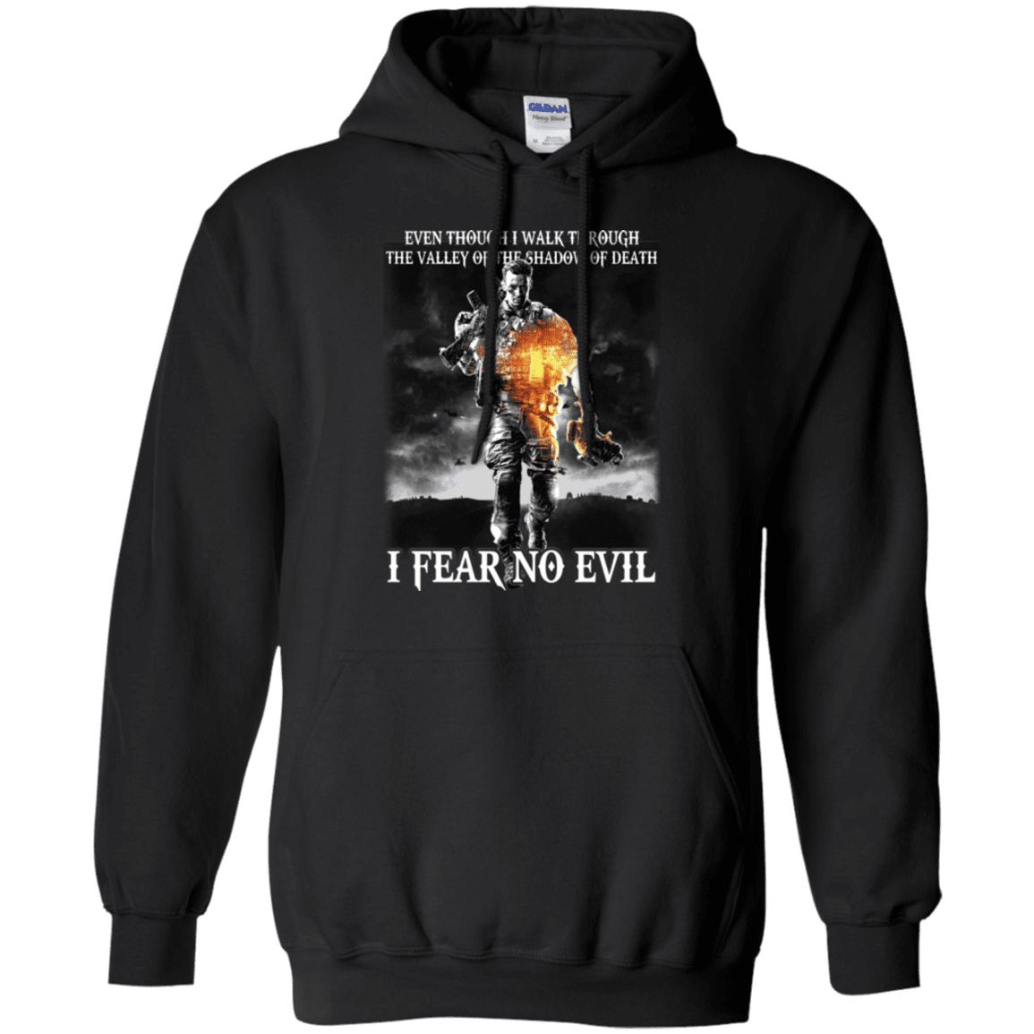 Military T-Shirt "I FEAR NO EVIL"-TShirt-General-Veterans Nation